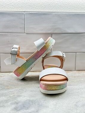 Toddler Rainbow Platform Sandals